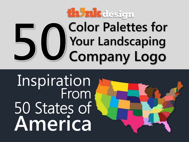 50 Color Palettes for Your Landscaping Company Logo: Inspiration from 50 States of America