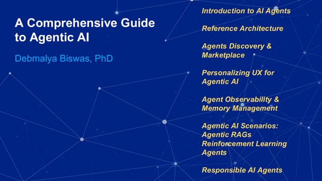 A comprehensive guide to Agentic AI Systems
