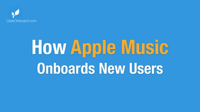 How Apple Music Onboards New Users