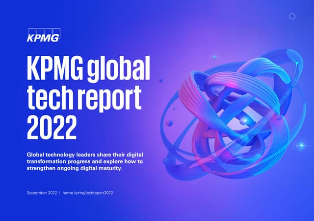 KPMG – Global Tech Report 2022 | Web3, Metaverse & Digital Transformation Trends