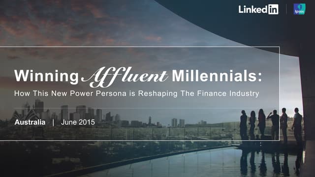 Winning Affluent Millennials
