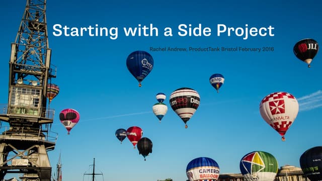 Starting With a Side Project