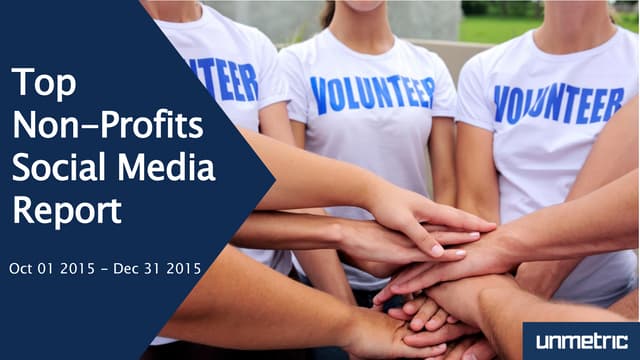 Top Non Profits On Social Media Q4 2015
