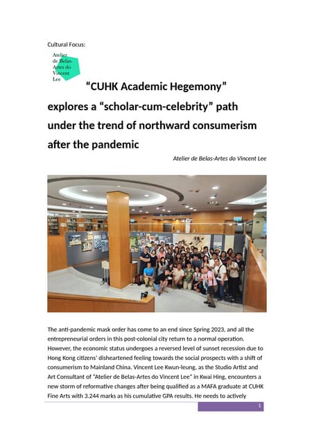 Kwai Hing Studio - Triennial Report 2023-2025