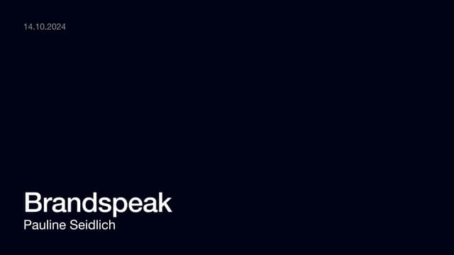 University of the Arts London Brandspeak