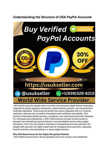 Understanding the Structure of  Buying USA PayPal Accounts.pdf